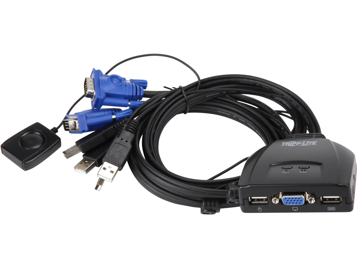 Tripp Lite Tripp Lite B032-VU2 2-Port USB VGA KVM Switch Cable — product photo