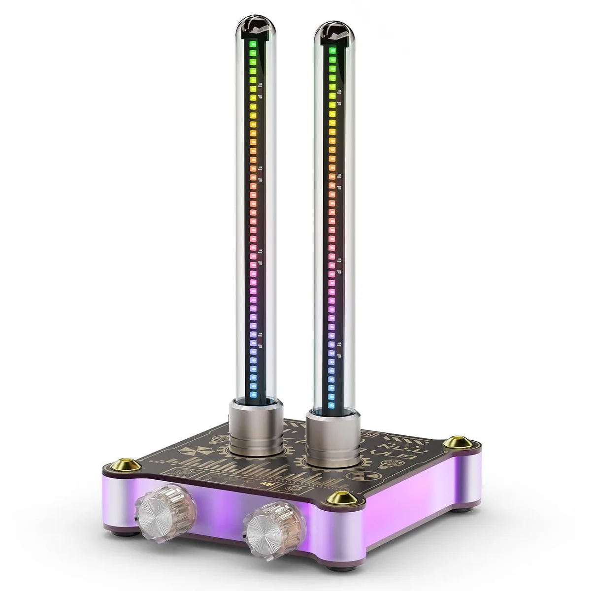 LORDWORLD LORDWORLD VU9-MINI Magnetic RGB Audio Visualiser 55 LEDs 2.5x Gain — product photo