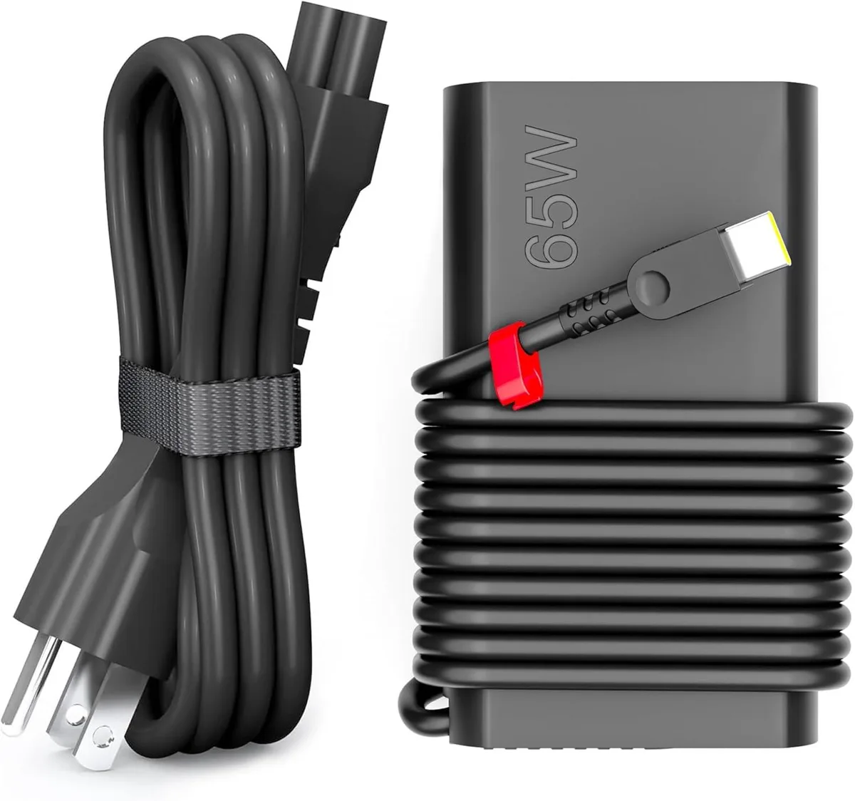 FLEANE FLEANE 2025 New Slim 65W USB-C Laptop Charger Thinkpad Yoga Chromebook Fast Charging — product photo