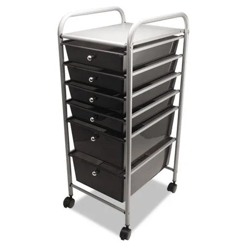 Advantus Advantus 34005 Office Furniture Rolling Cart Chrome 15-1/2w x 13d x 32h — product photo
