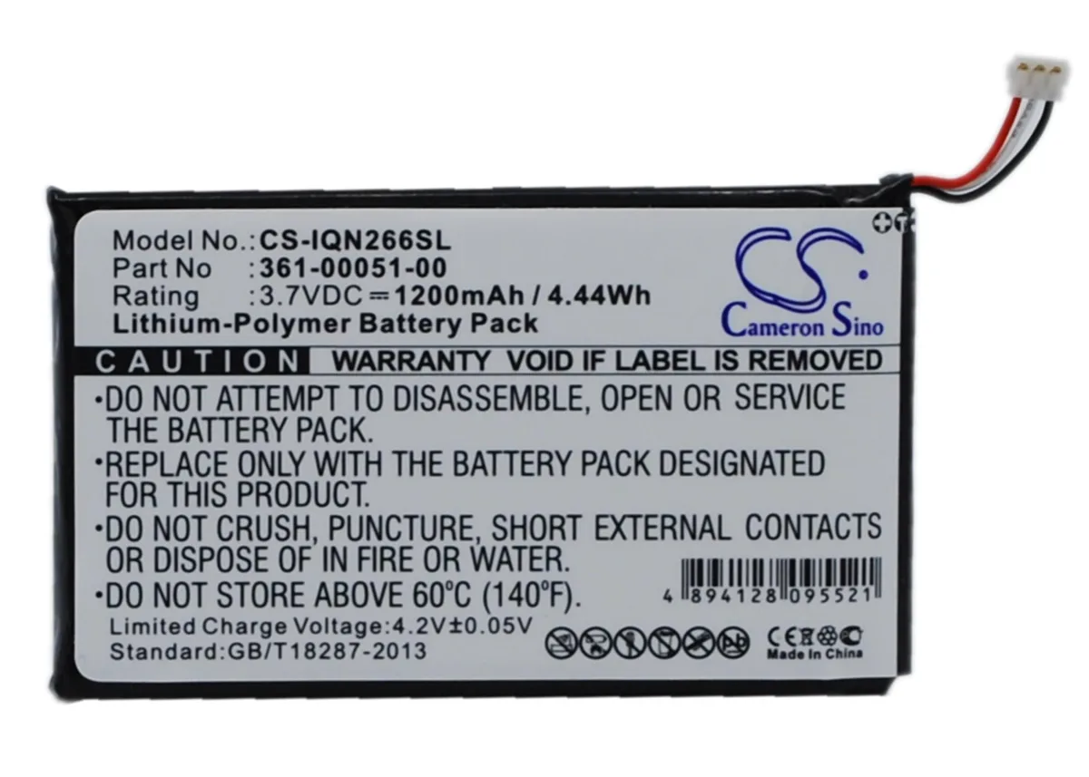 Estry Estry Replacement Battery 1200mAh 3.7V for Nuvi 2669LMT 2660LMT 2460LMT 2595LMT 2595LM — product photo