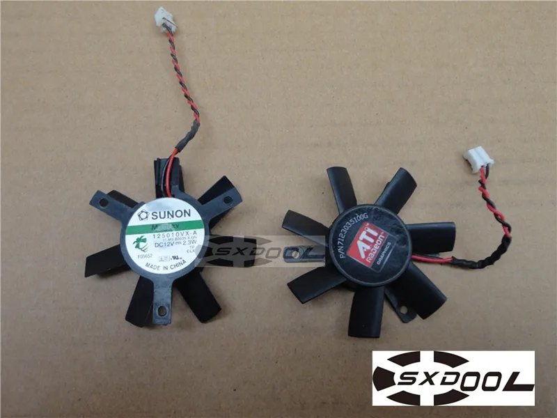 SXDOOL SXDOOL 45mm Case Fan 12V 2.3W 2-Pin Black — product photo