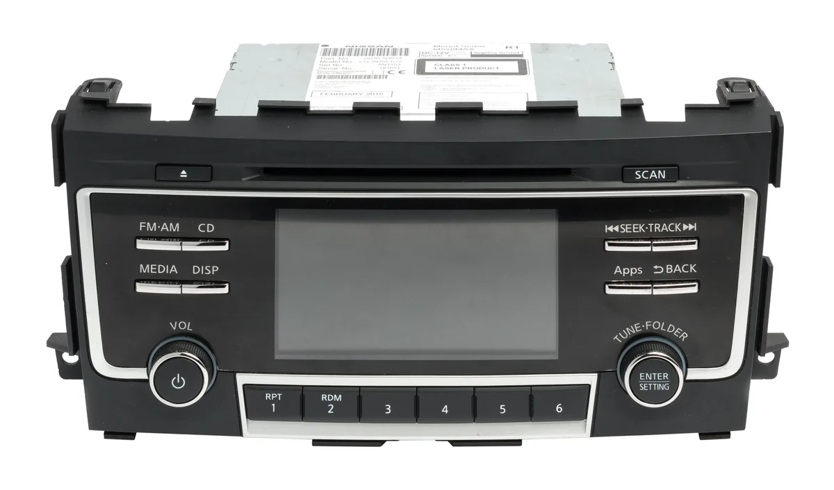 1 Factory Radio 1 Factory Radio 281859HR1A receiver 2016 Nissan Altima AM FM CD MP3 — product photo