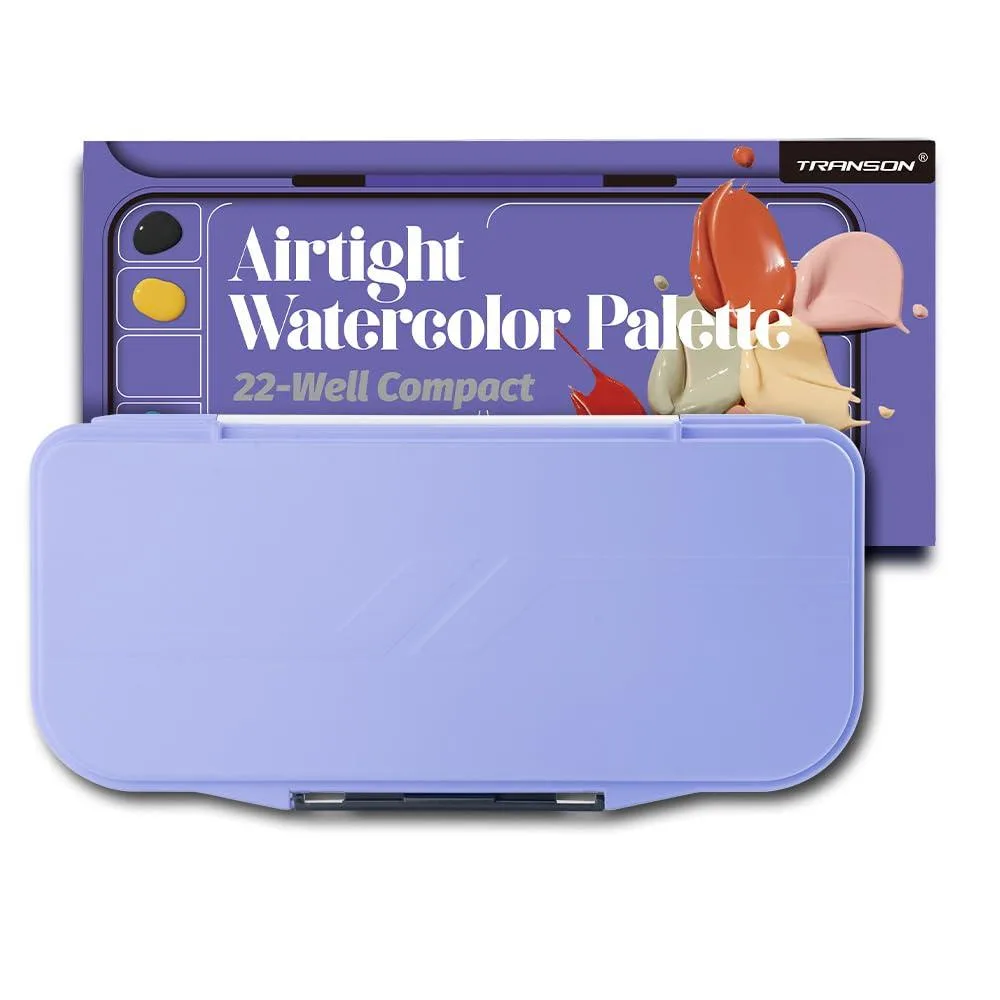  Avery RD-22Z 18-well folding palette with 2 mixing areas and removable tray 10.6 x 5.2 in — product photo