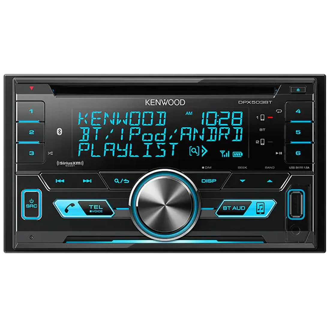 KENWOOD Kenwood DPX505BT 2-DIN CD Receiver Bluetooth — product photo