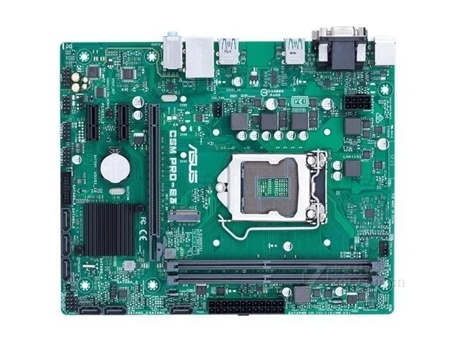 ASUS ASUS CSM PRO-E3 Intel B360 LGA 1151 32GB DDR4 Micro ATX motherboard — product photo