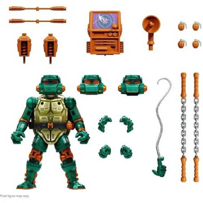 Super7 Super7 UL-TMNTW07-MTH-03 Warrior Metalhead Michelangelo action figure — product photo