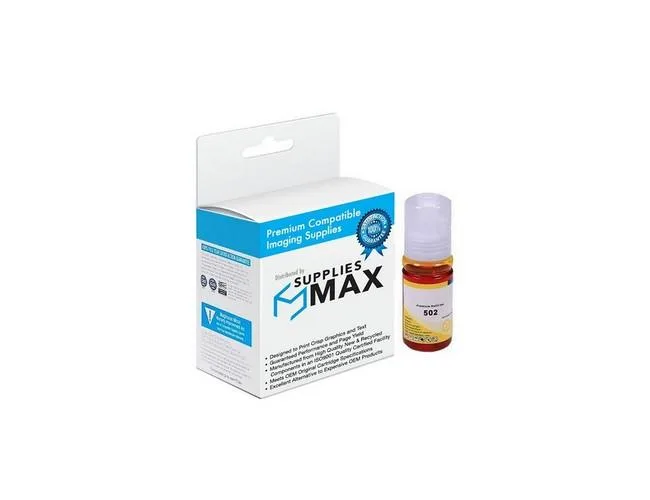 SuppliesMax SuppliesMax Yellow Ink Bottle T502420-S 6000 Pages — product photo