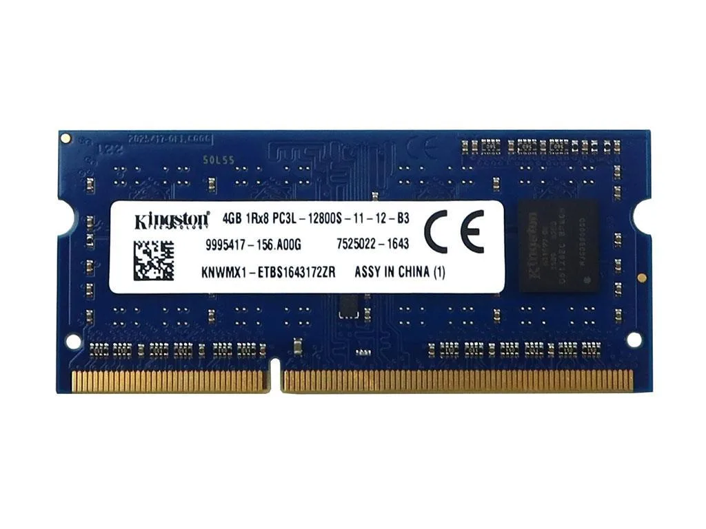 Kingston Technology Corp. Kingston Technology Corp. KNWMX1-ETB 4GB DDR3 SO-DIMM 1600MHz laptop memory accessory — product photo