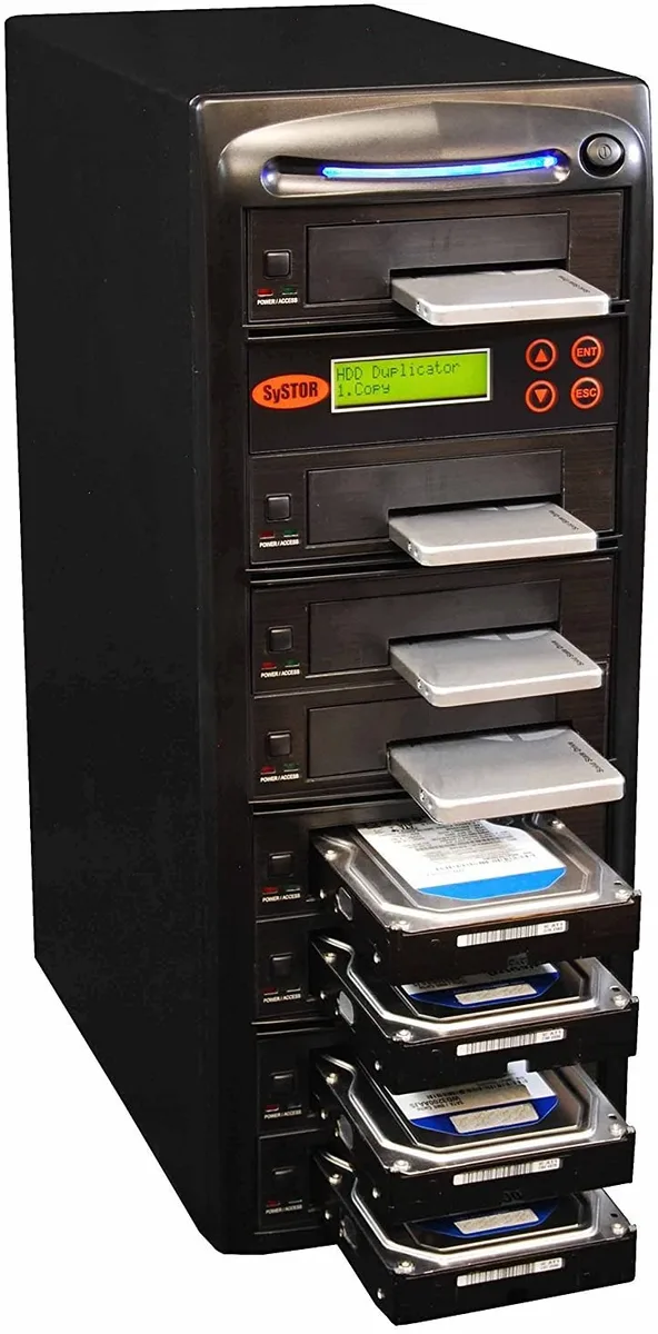 Systor Systor 1:7 SATA Duplicator &amp; Sanitizer 36GB/min 600MB/sec 128MB (SYS607DP) — product photo