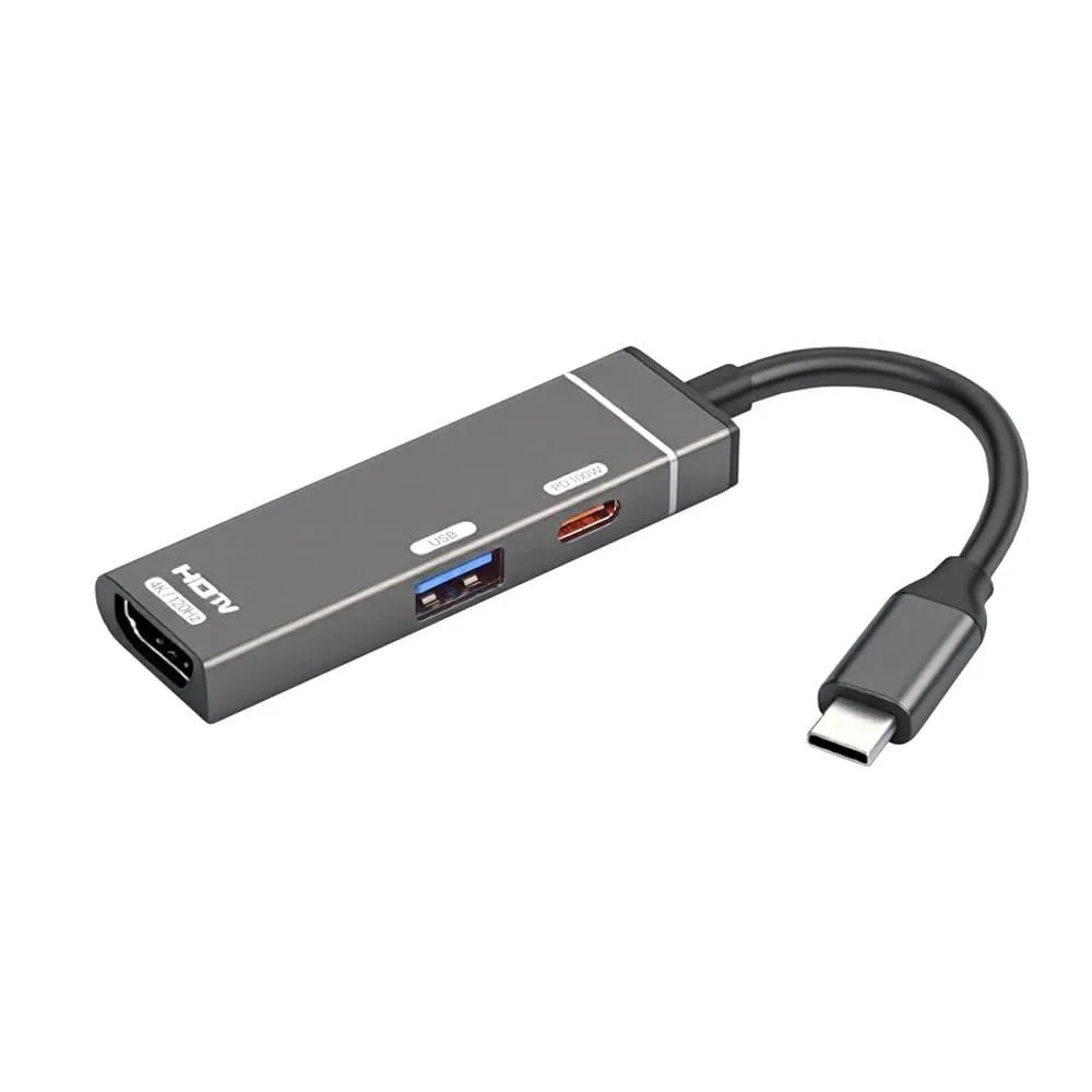 LORDWORLD LORDWORLD xiwai USB-C to HDMI Multiport Adapter 4K 120Hz USB 3.0 PD 100W — product photo