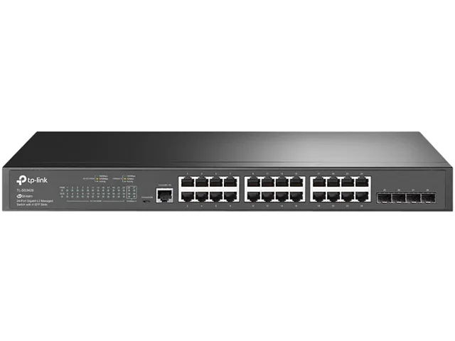 TP-Link TP-Link TL-SG3428 24-port Gigabit network switch with 4 SFP slots — product photo