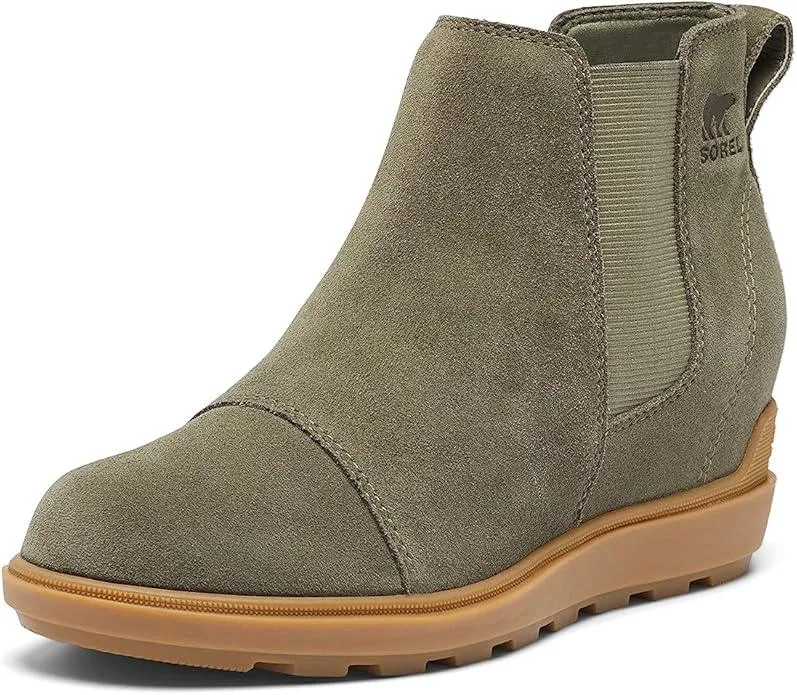 Sorel Sorel Evie II Chelsea Boot Stone Green/Gum — product photo