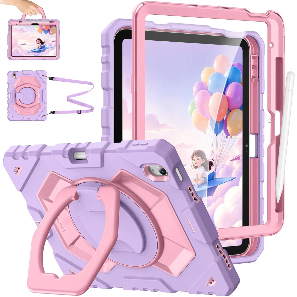  Fintie Shockproof Case for iPad A16 11th Gen 11 Inch 2025 &amp; iPad 10th Gen 10.9 Inch 2022 Purple — product photo