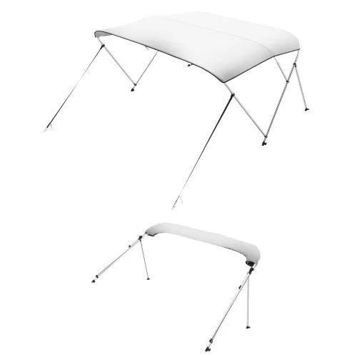 VEVOR VEVOR 3 Bow Bimini Top 72"L 79-84"W 46"H Light Grey — product photo