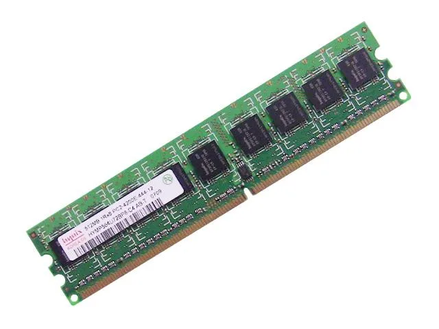 DELL DELL DDR2 533MHz 512MB PC2-4200E ECC Laptop RAM HYMP564U72BP8-C4 — product photo