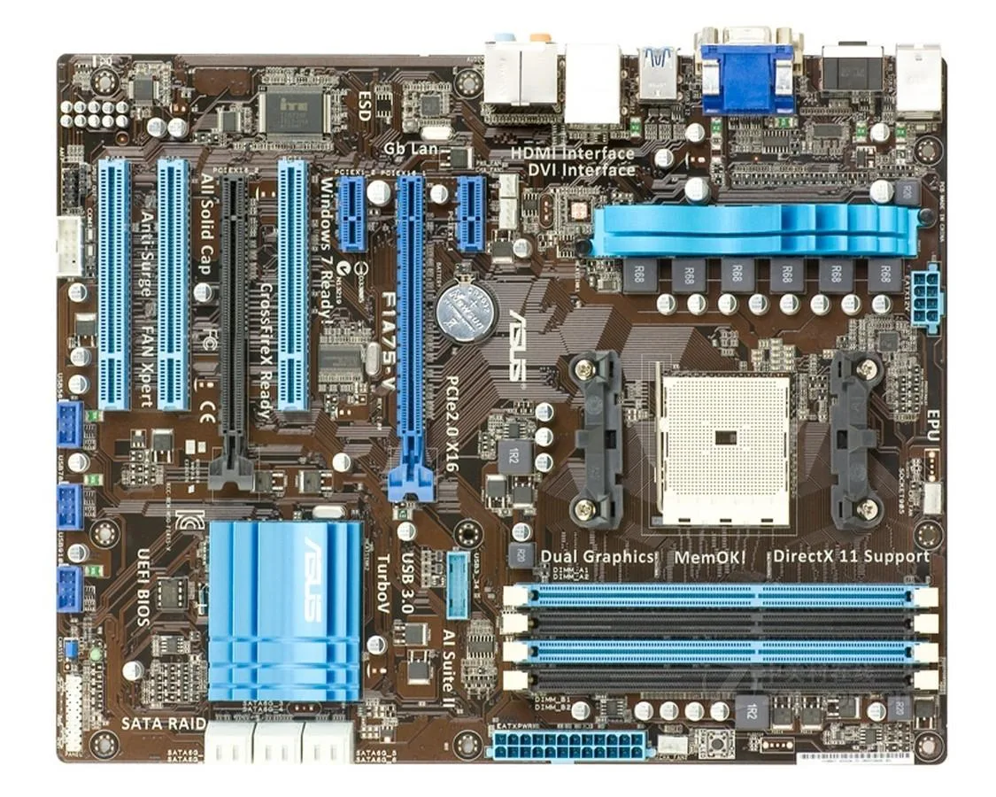 ASUS ASUS F1A75-V AMD A75 DDR3 64GB ATX Motherboard — product photo