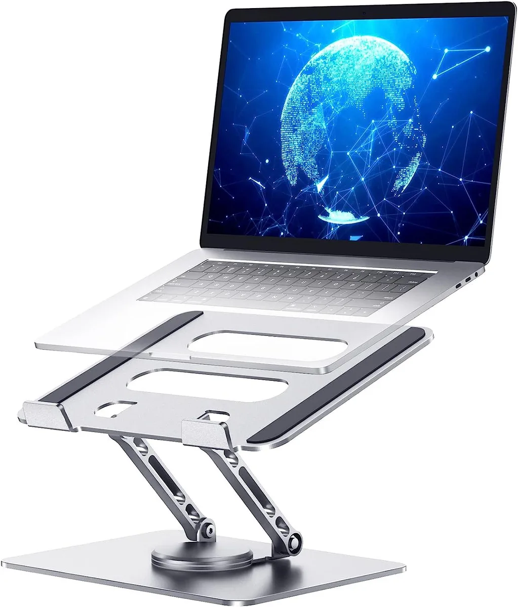 ESTONE ESTONE B11 laptop stand 360° rotating silver 17 in — product photo