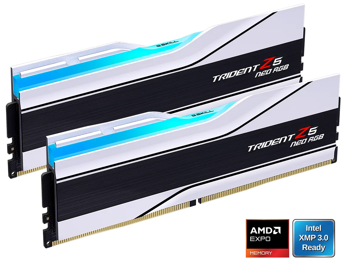 G.SKILL G.SKILL F5-6000J3036F16GX2-TZ5NRW 32GB (2 x 16GB) DDR5 6000 CL30 desktop RAM — product photo