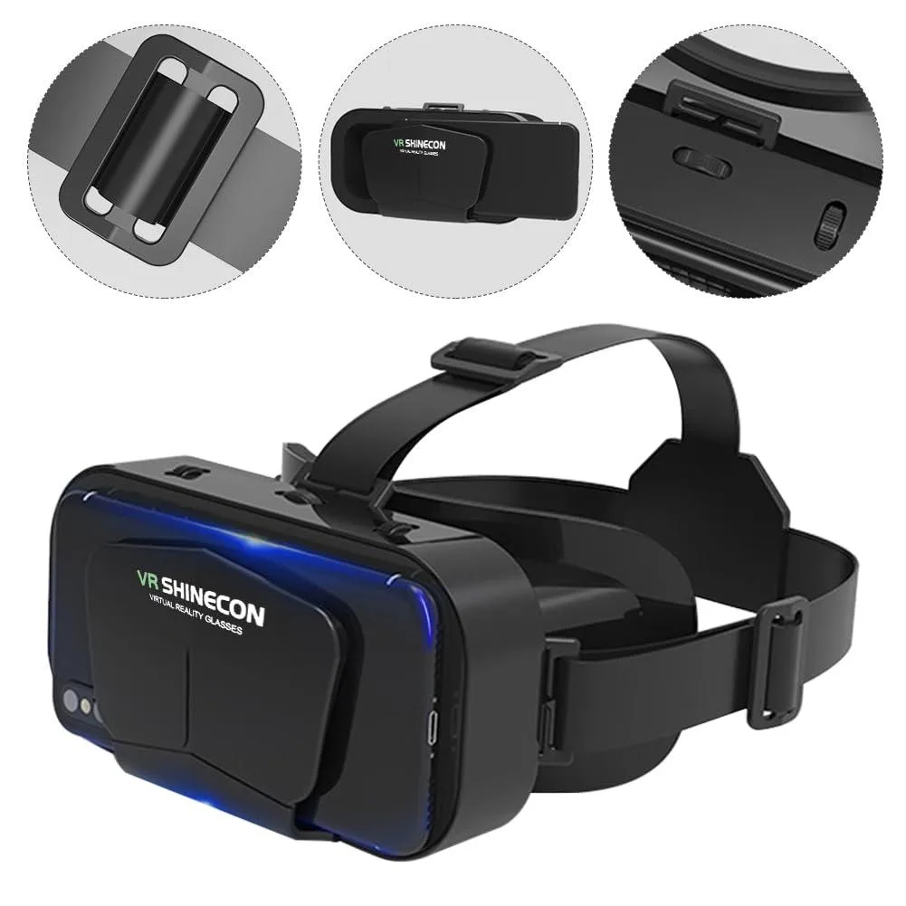  Meluvora VR Headset 4.7-7 Inch Black 22439930 — product photo