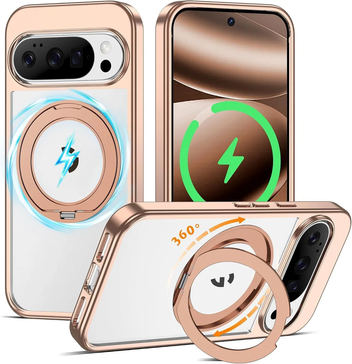 Transcend Transcend Clear Case for Pixel 9/10 Pro XL 6.8 Desert Gold — product photo