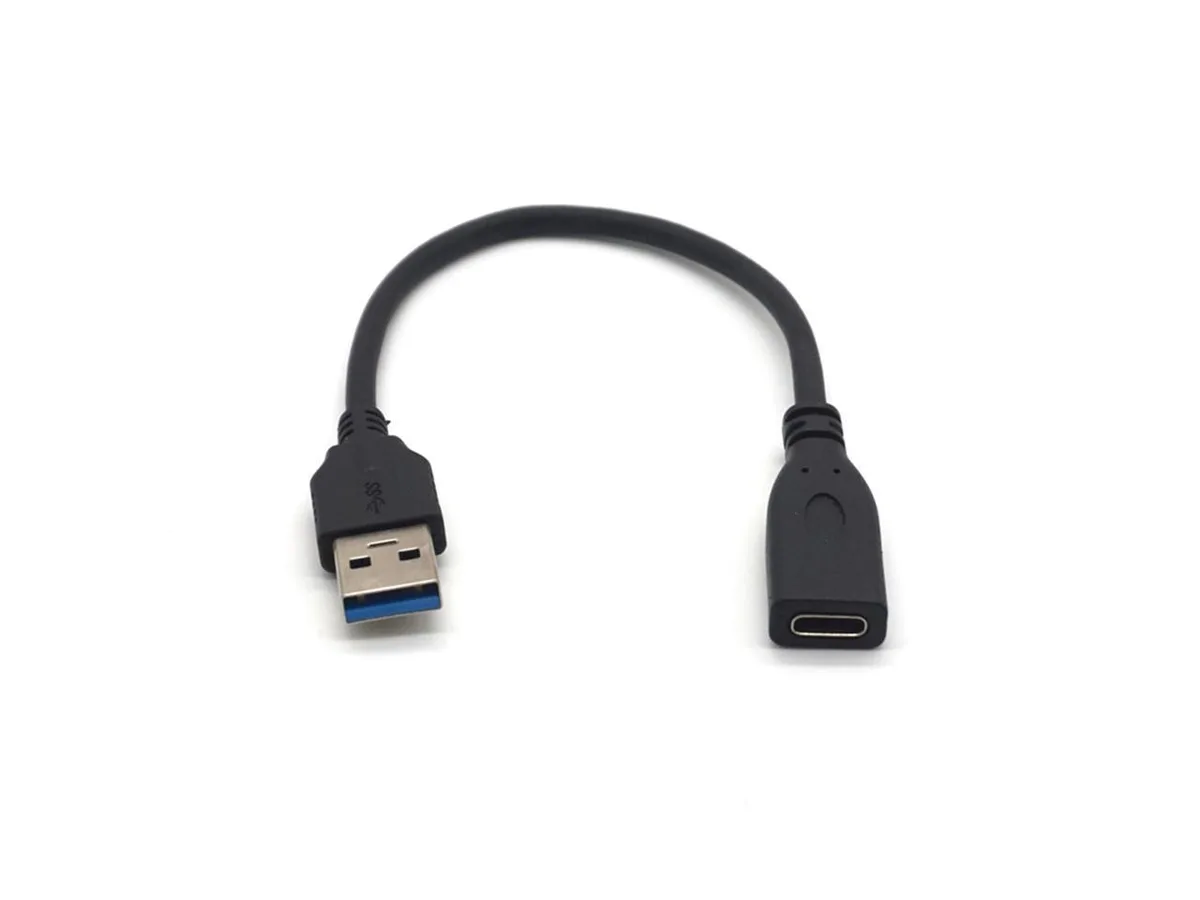 BUCIER BUCIER USB 3.0 Male to USB 3.1 Type-C Female Adapter Cable 20cm — product photo