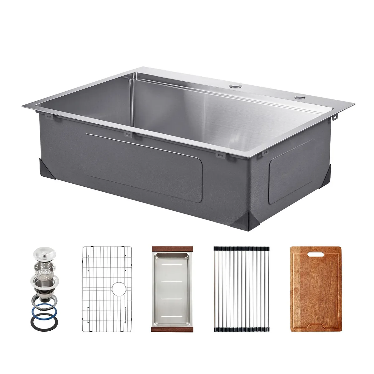 VEVOR VEVOR 30 inch Stainless Steel Workstation Sink T302209RS1 — product photo