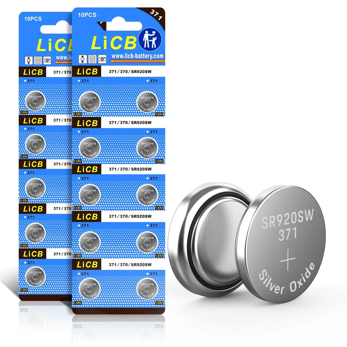 No Sew No Sew SR920SW 1.5V silver oxide button cell 20 pack — product photo