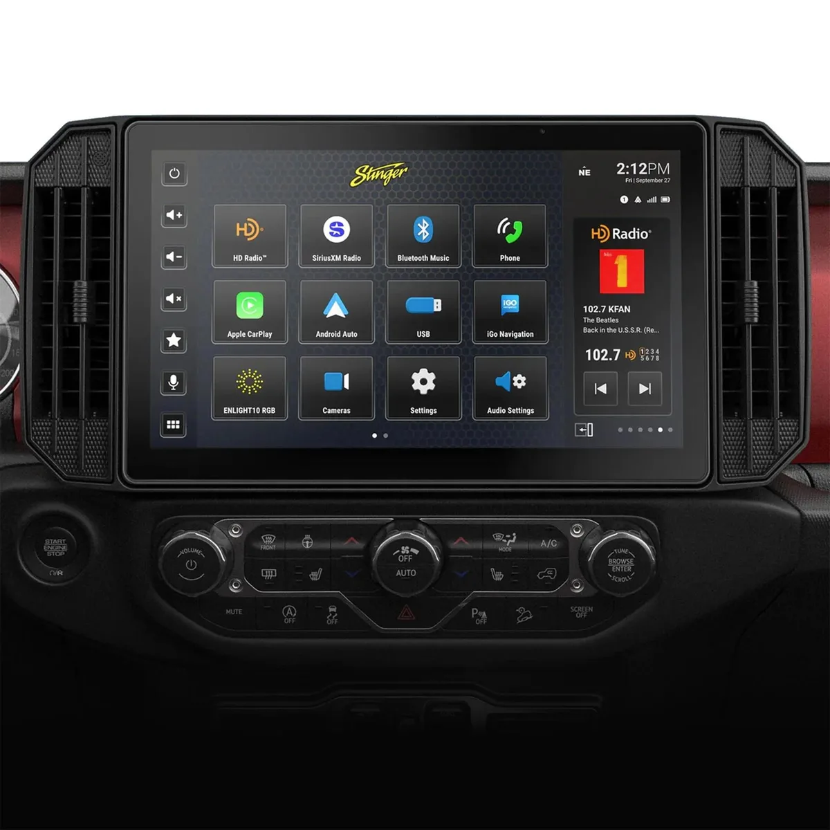 STINGER STINGER SRX-JW18128 12.8" Receiver for Jeep Wrangler JL/Gladiator JT — product photo