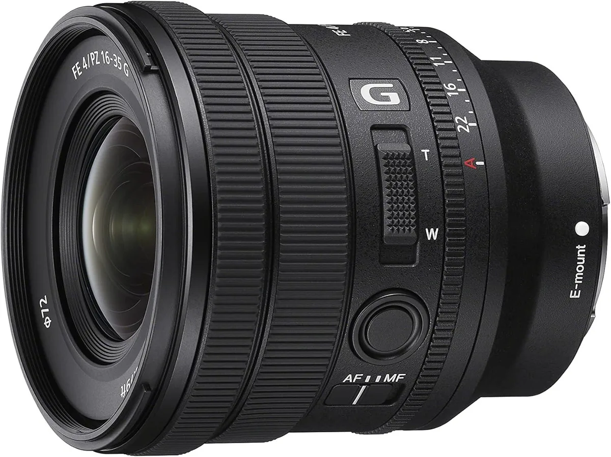 Sony Sony FE PZ 16-35mm F4 G SELP1635G camera lens — product photo