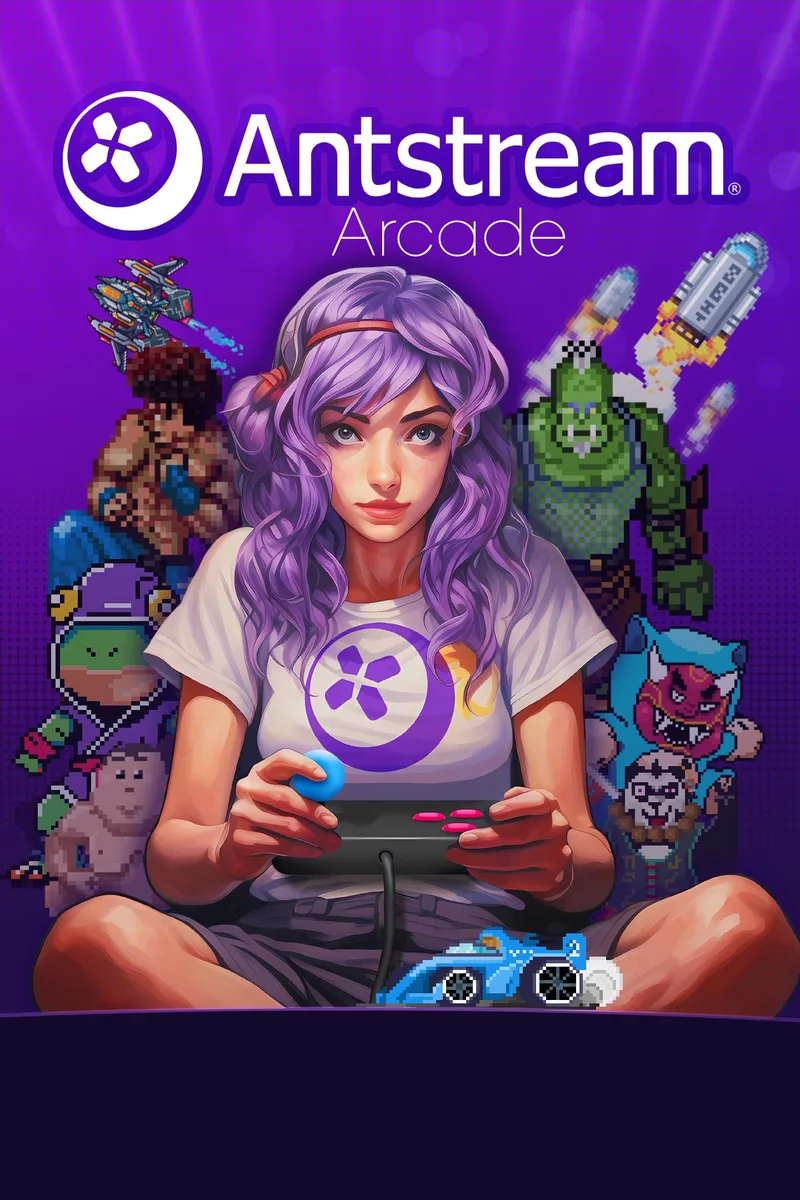 Digital game code card for Antstream Arcade PC streaming service