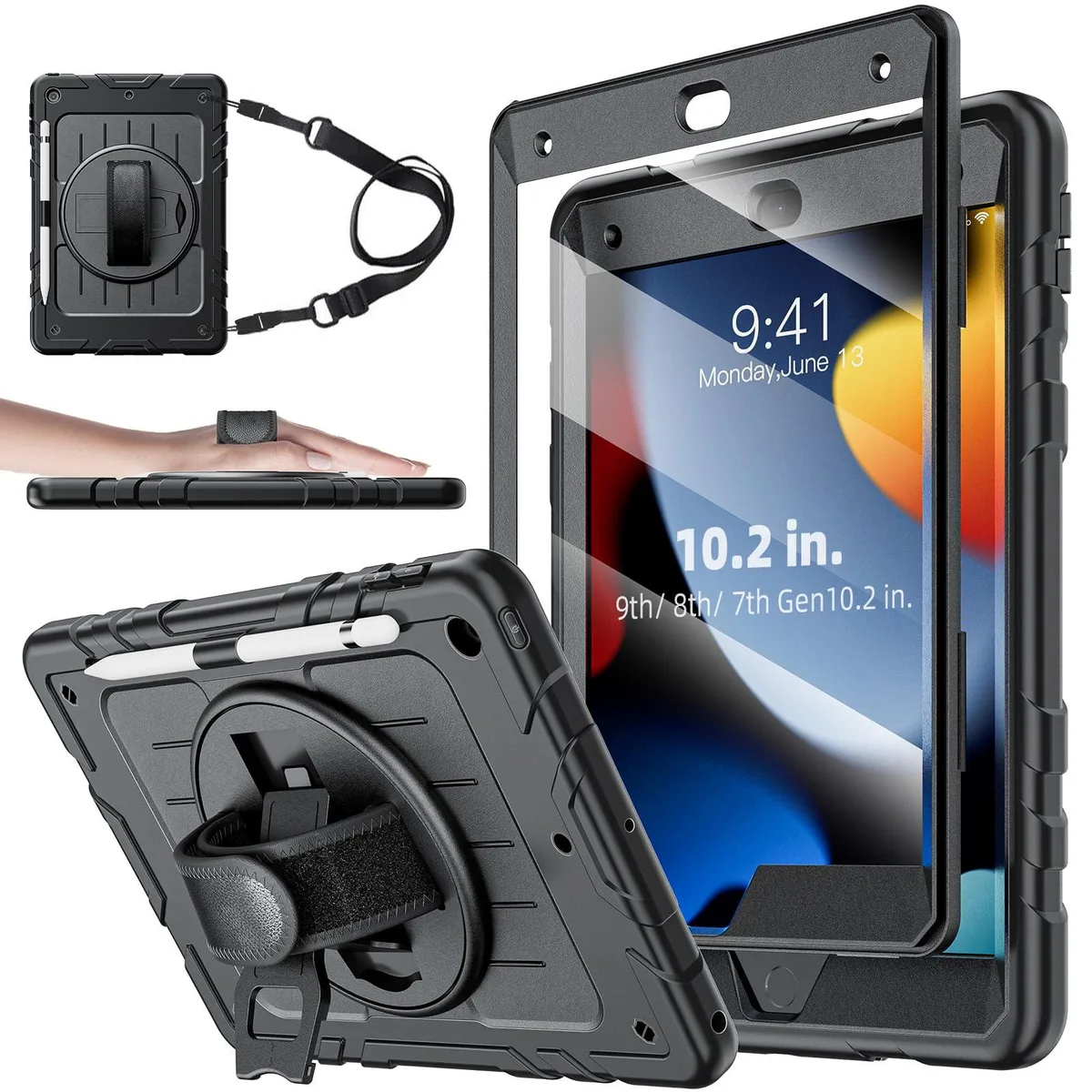  Speck iPad 10.2 inch Case 9th/8th/7th Gen Black — product photo