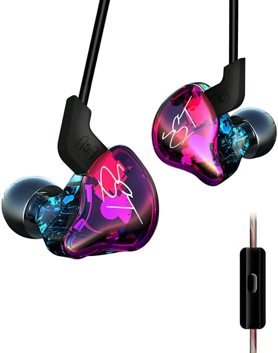 EVESKY EVESKY KZ ZST Colorful Hybrid 1BA+1DD In-Ear Headset — product photo