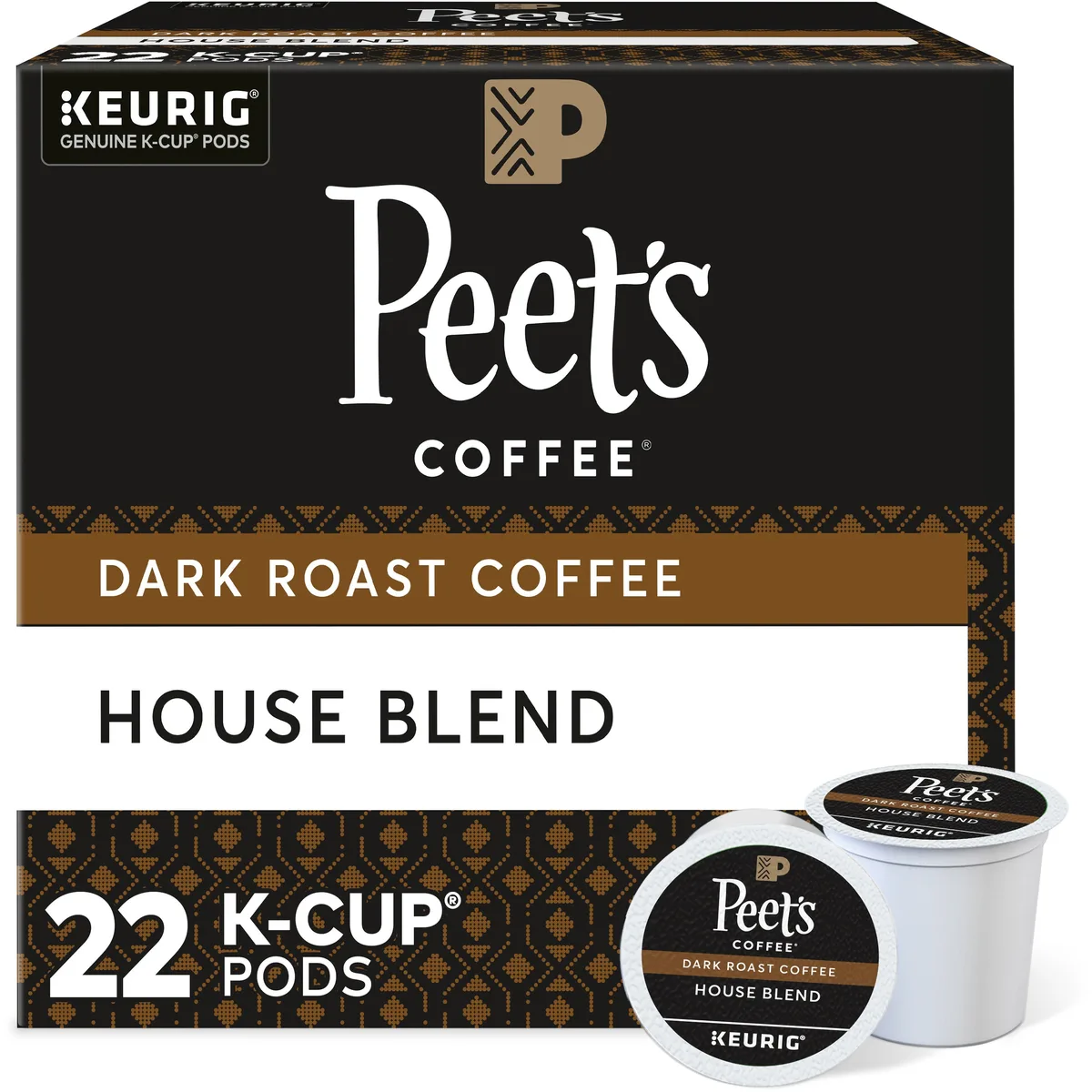 Green Mountain Coffee Green Mountain Coffee 2405 Peet's French Roast K-Cup Pods 22 Count — product photo