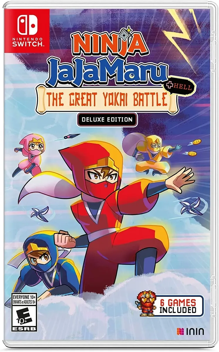 ININ Games ININ Games 75872 Ninja Jajamaru Great Yokai Battle Deluxe Edition nintendo switch video game — product photo