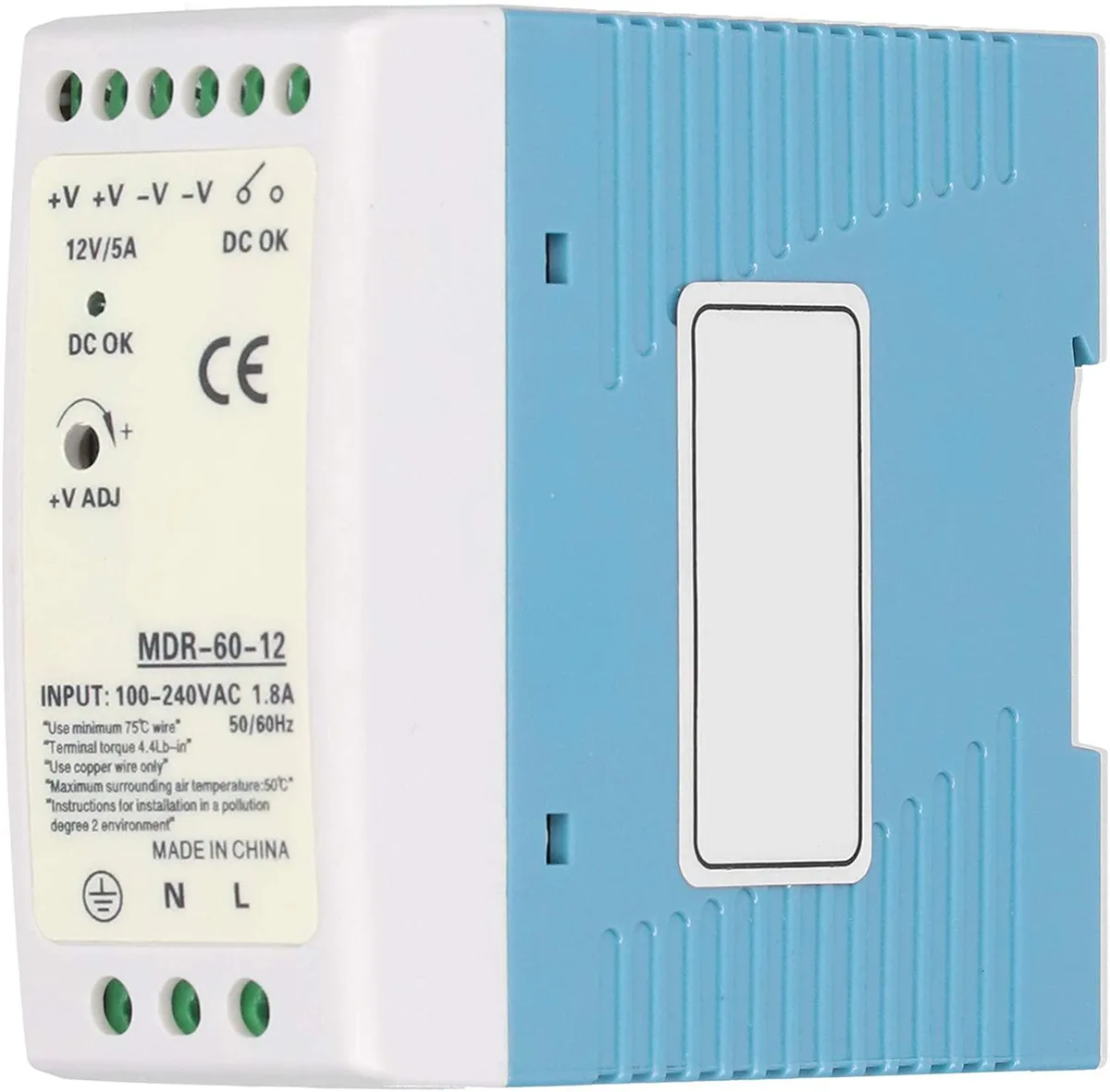 myVolts myVolts MDR-60-12 12V 5A 60W power supply — product photo