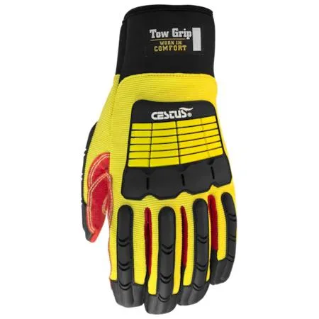 Cestus Cestus 3084-S Impact Gloves Cotton Palm Skid-X Rough Out S — product photo