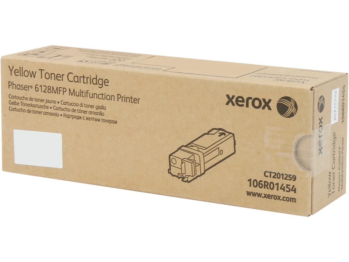 XEROX XEROX 106R01454 Yellow Toner Cartridge (genuine brands) — product photo