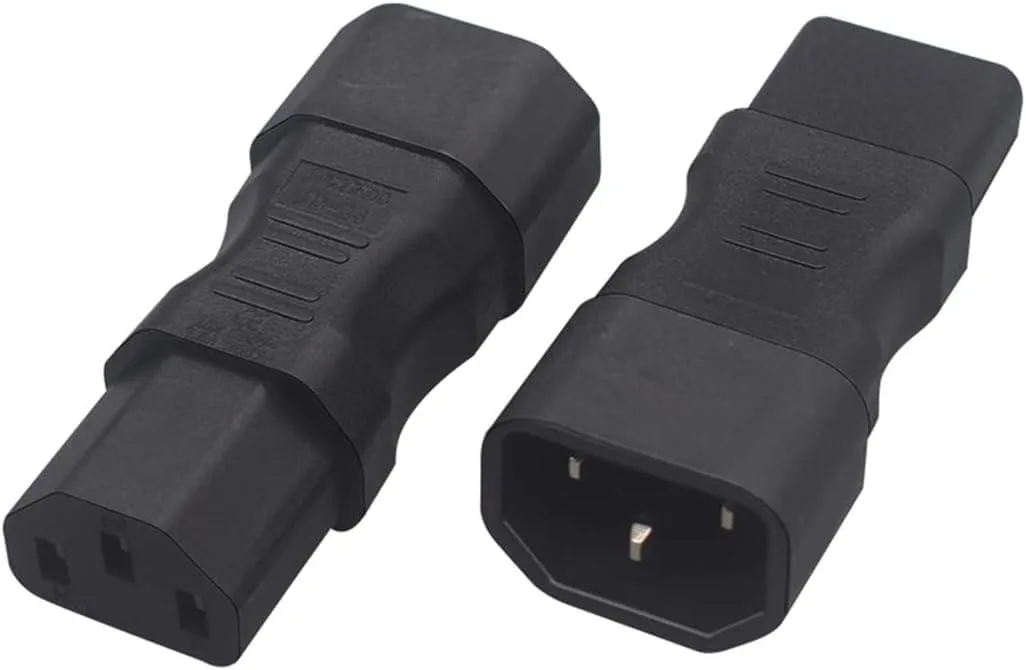 TeKit TeKit 2-Pack IEC C14 to C13 Straight Blade Plugs 10A-16A 3000W — product photo