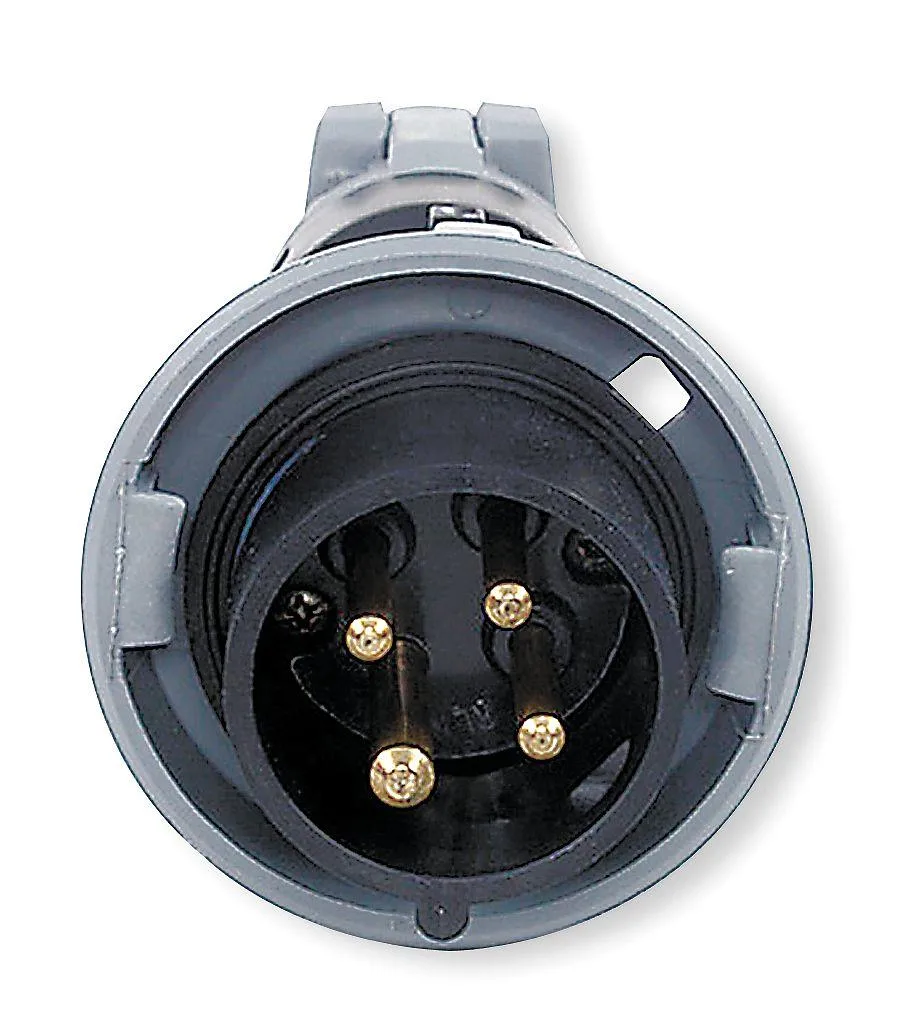 Hubbell Incorporated Hubbell Incorporated HBL420P5W Watertight Pin &amp; Sleeve Plug 20 A — product photo