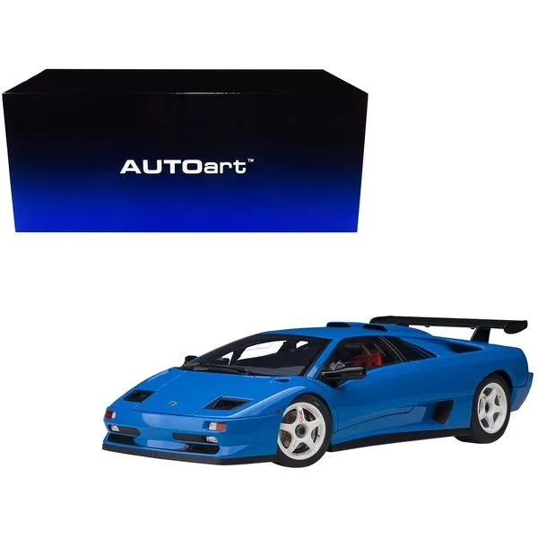Autoart Autoart Lamborghini Diablo SV-R Blu Le Mans Blue 1/18 vehicle — product photo