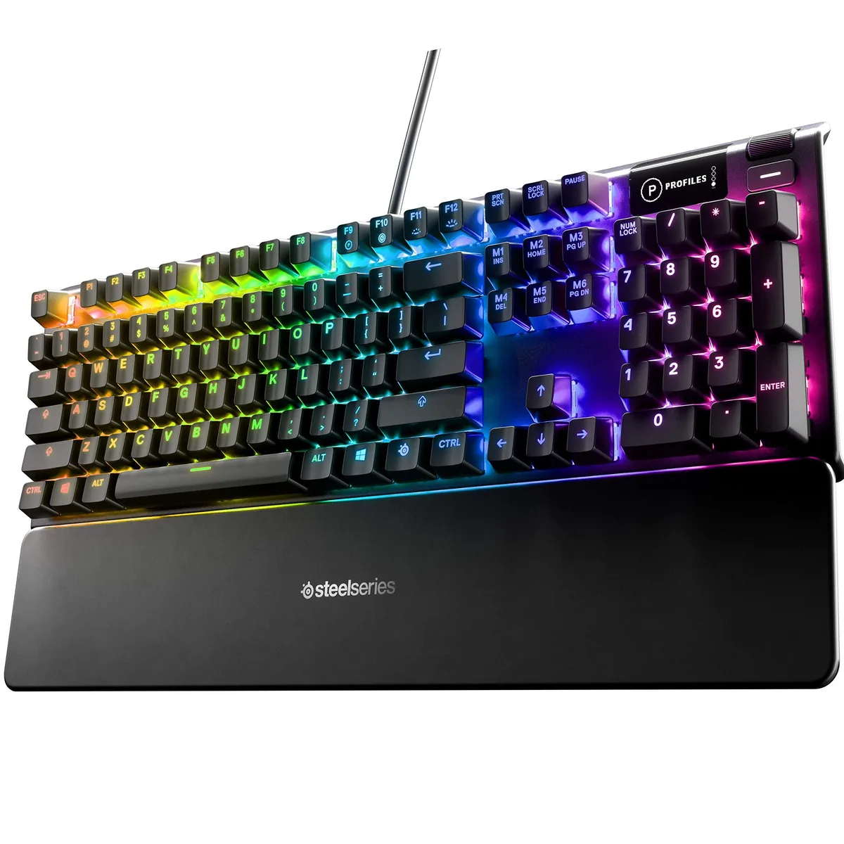  SteelSeries Apex 5 Hybrid Mechanical Gaming Keyboard Hybrid Blue Switch 64532 — product photo