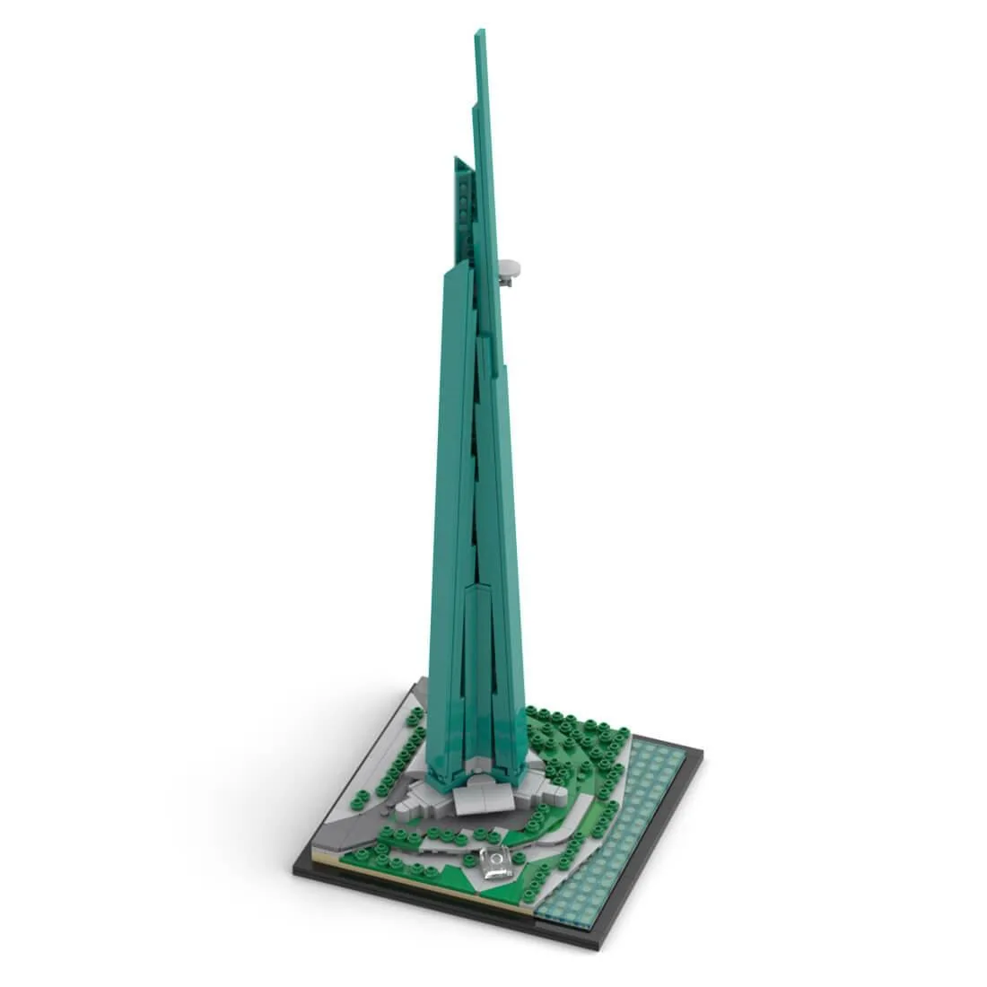 ZITIANYOUBUILD ZITIANYOUBUILD MOC-153609 Saudi Skyscraper Building Blocks 554PCS 1/2000 Scale — product photo