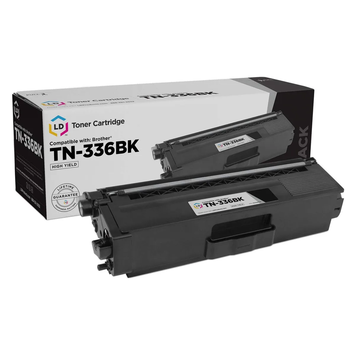 LD Products LD Products Compatible Toner Cartridge for Brother TN336BK High Yield Black — product photo