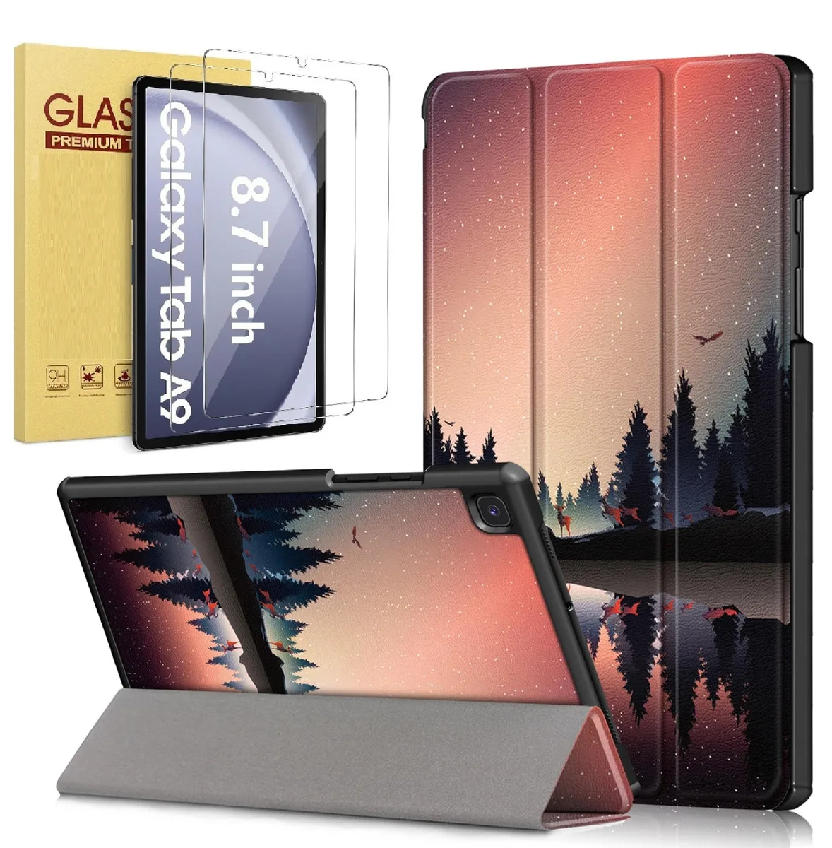 anicestore anicestore Samsung Galaxy Tab A9 8.7 2023 Case Forest Dusk SM-X110/115/117 — product photo