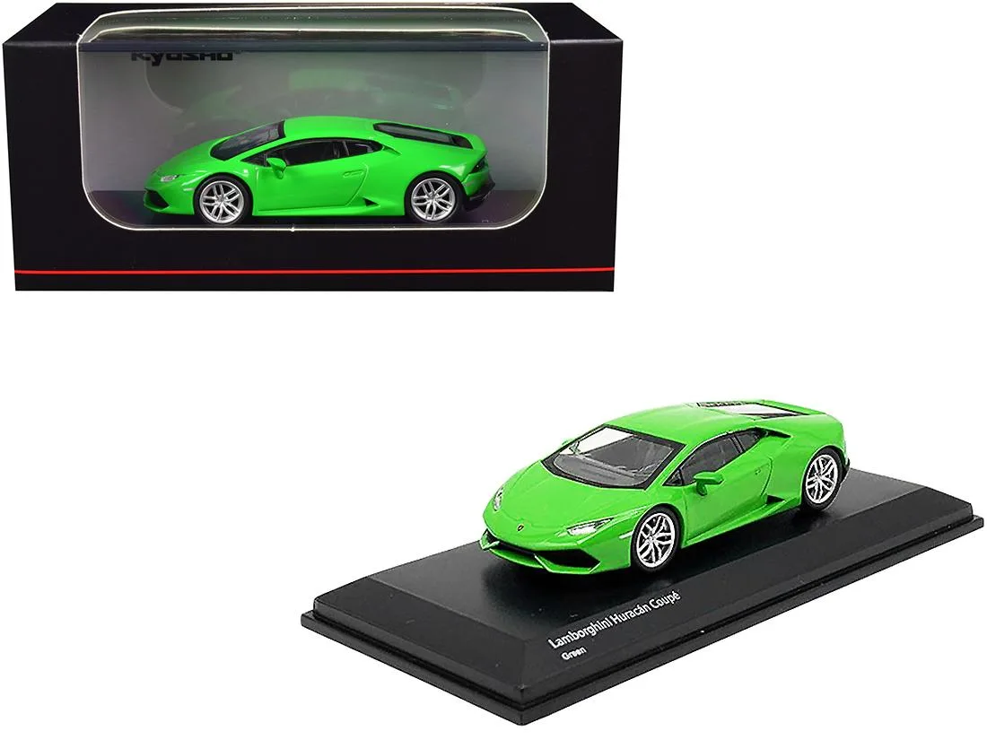 KYOSHO KYOSHO Lamborghini Huracan Coupe Bright Green 1/64 Diecast Model Car — product photo