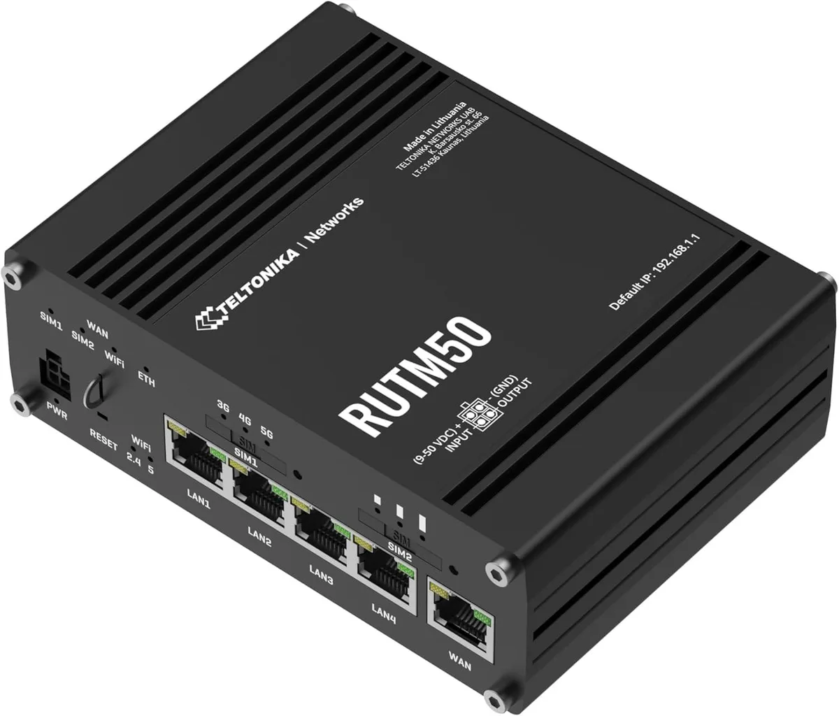 Teltonika Networks Teltonika Networks RUTC54 5G router modem Telit FN990A28 — product photo