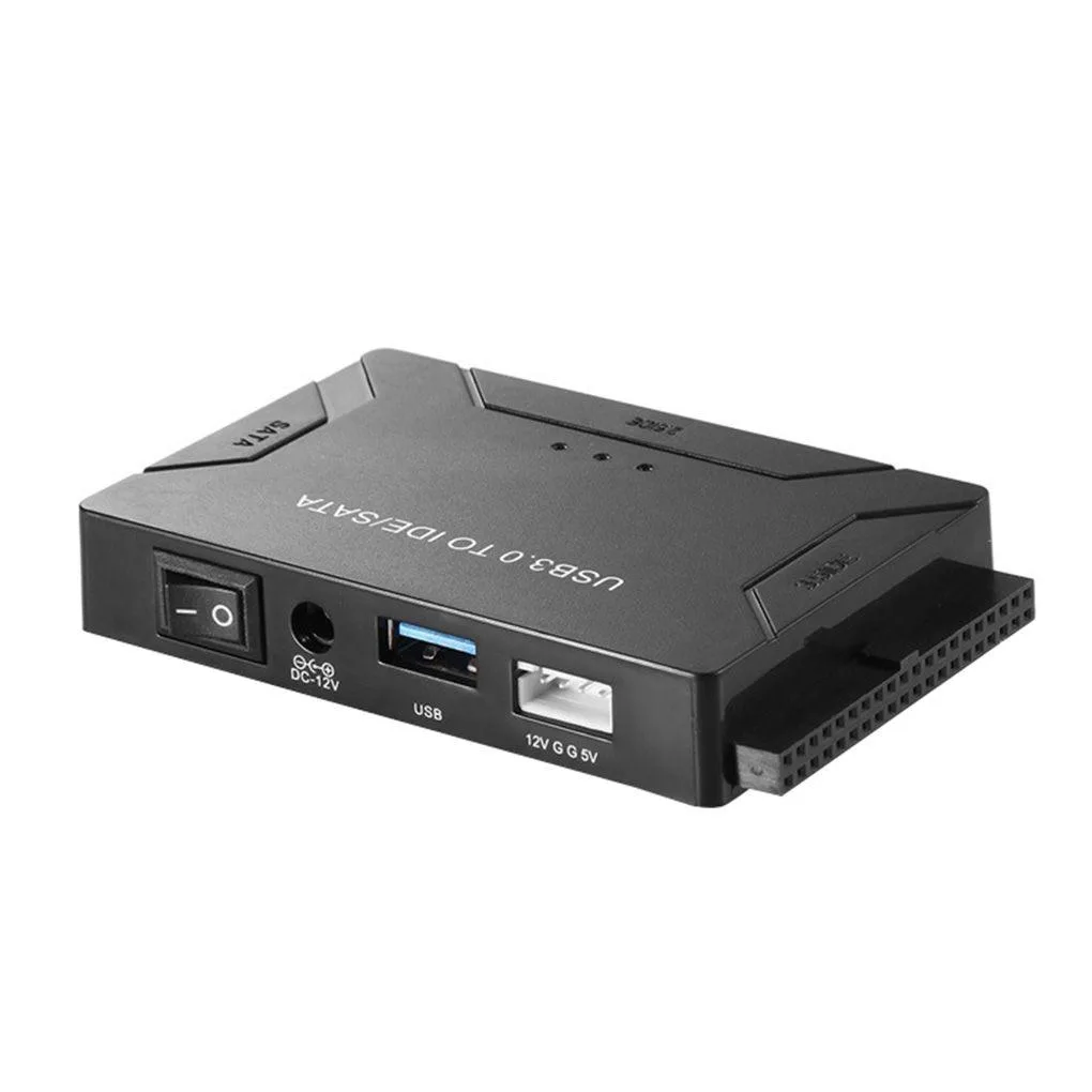 YINGHUA YINGHUA USB 3.0 to SATA/IDE hard drive adapter kit (Black, 1m, UK Plug) — product photo