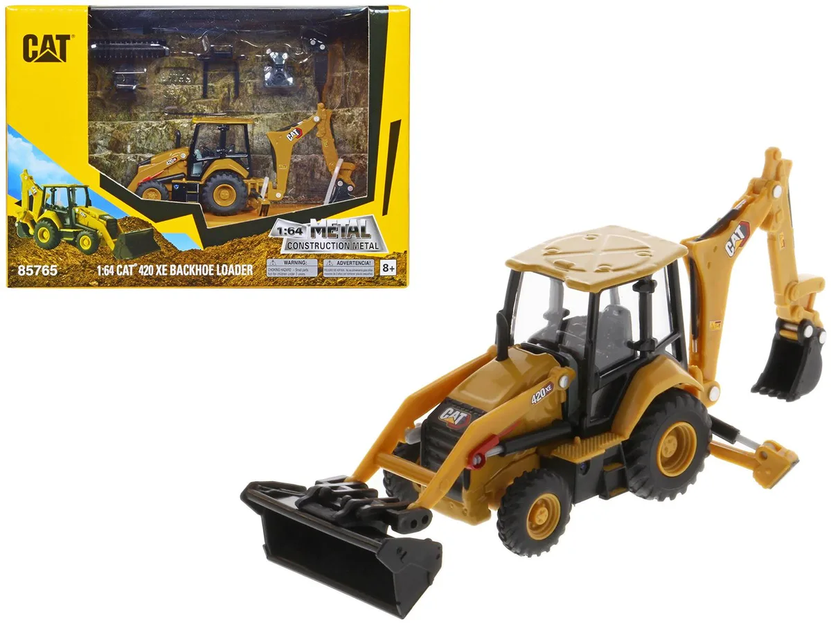 DieCast Masters DieCast Masters CAT 420 XE Backhoe Loader 1/64 hobby collectible — product photo