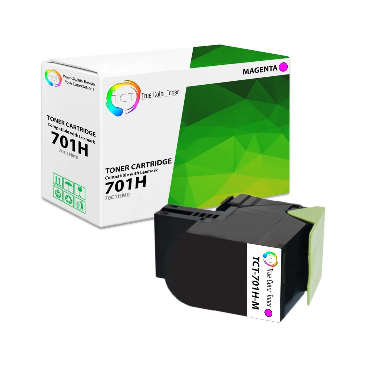 TCT TCT 701H Magenta Toner Cartridge 3000 Pages — product photo